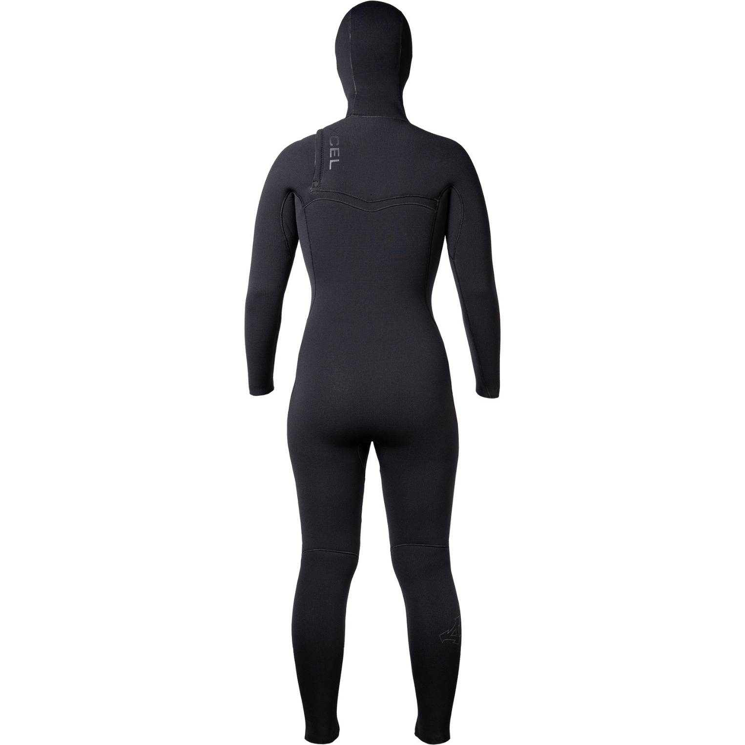 2025 Xcel Kvinder Comp + 5/4mm Hætte Chest Zip Våddragt WN54CPH4 - Black